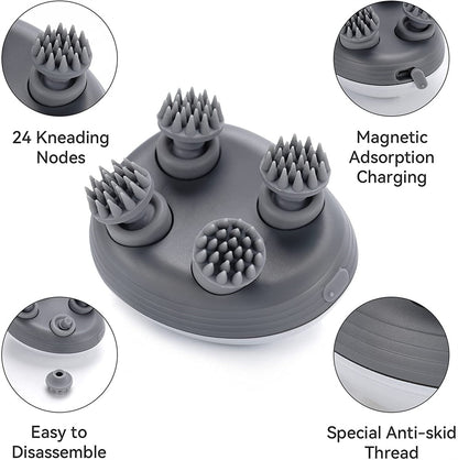 Electric Cat Massager Body Scalp Head Hair Relax Shoulder Neck Deep Tissue Health Care Massage Kneading Vibrat Device Relax Body